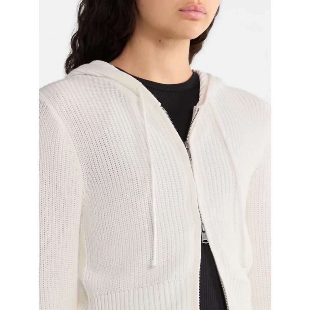 No Boundaries Women's Two Way Zip Up Hoodie Sweater, Lightweight, Size XS(0-2) - Picture 4 of 4